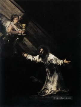  Francisco Pintura Art%c3%adstica - Cristo en el Monte de los Olivos Francisco de Goya